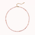 Pink Opal Beaded Necklace 3