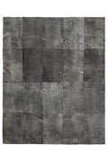 PLAIN STACKED - Charcoal Lambskin Rug 2