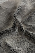 PLAIN STACKED - Charcoal Lambskin Rug 7
