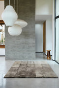 PLAIN STACKED - Charcoal Lambskin Rug 8