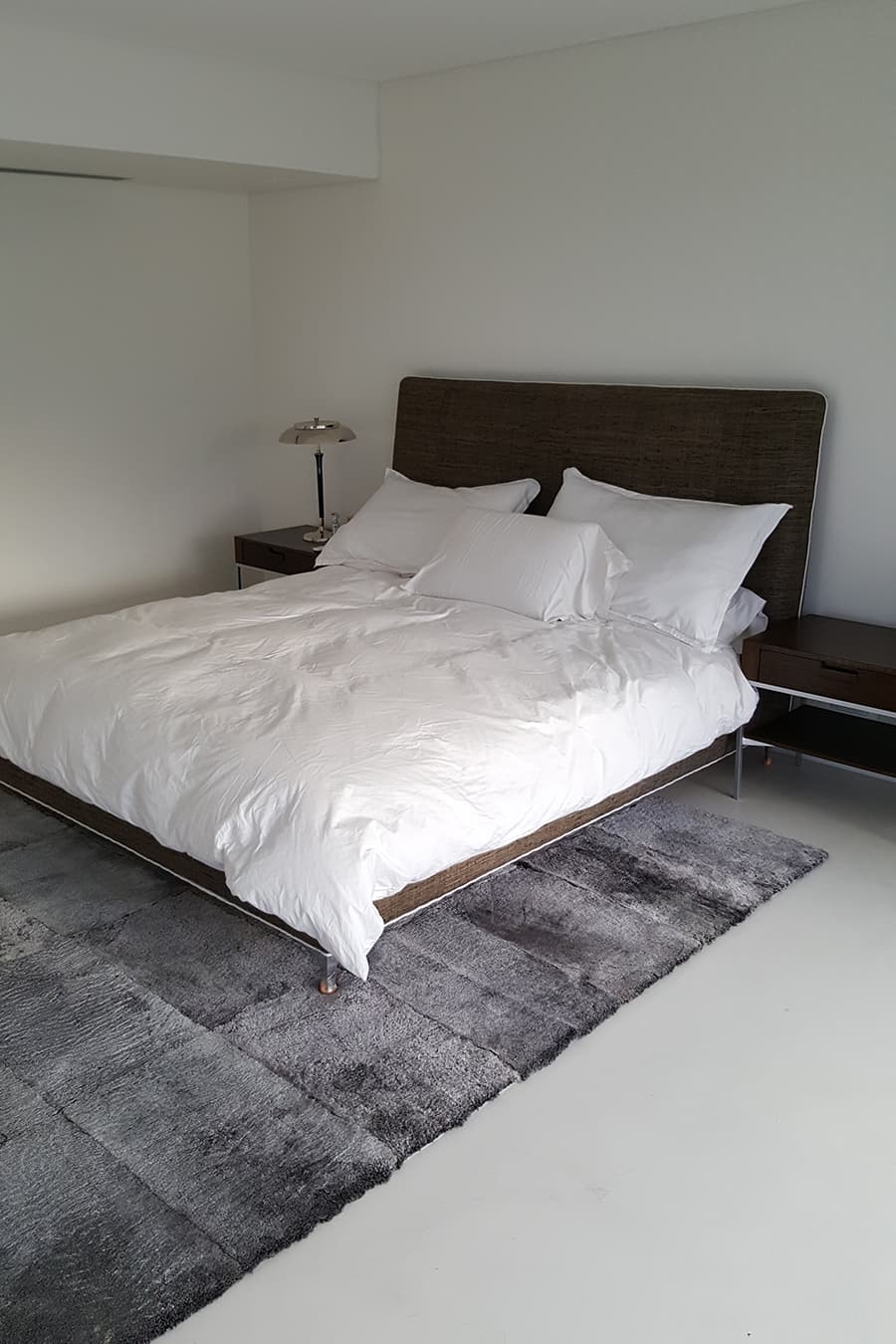 Plain Stacked - Charcoal Lambskin Rug
