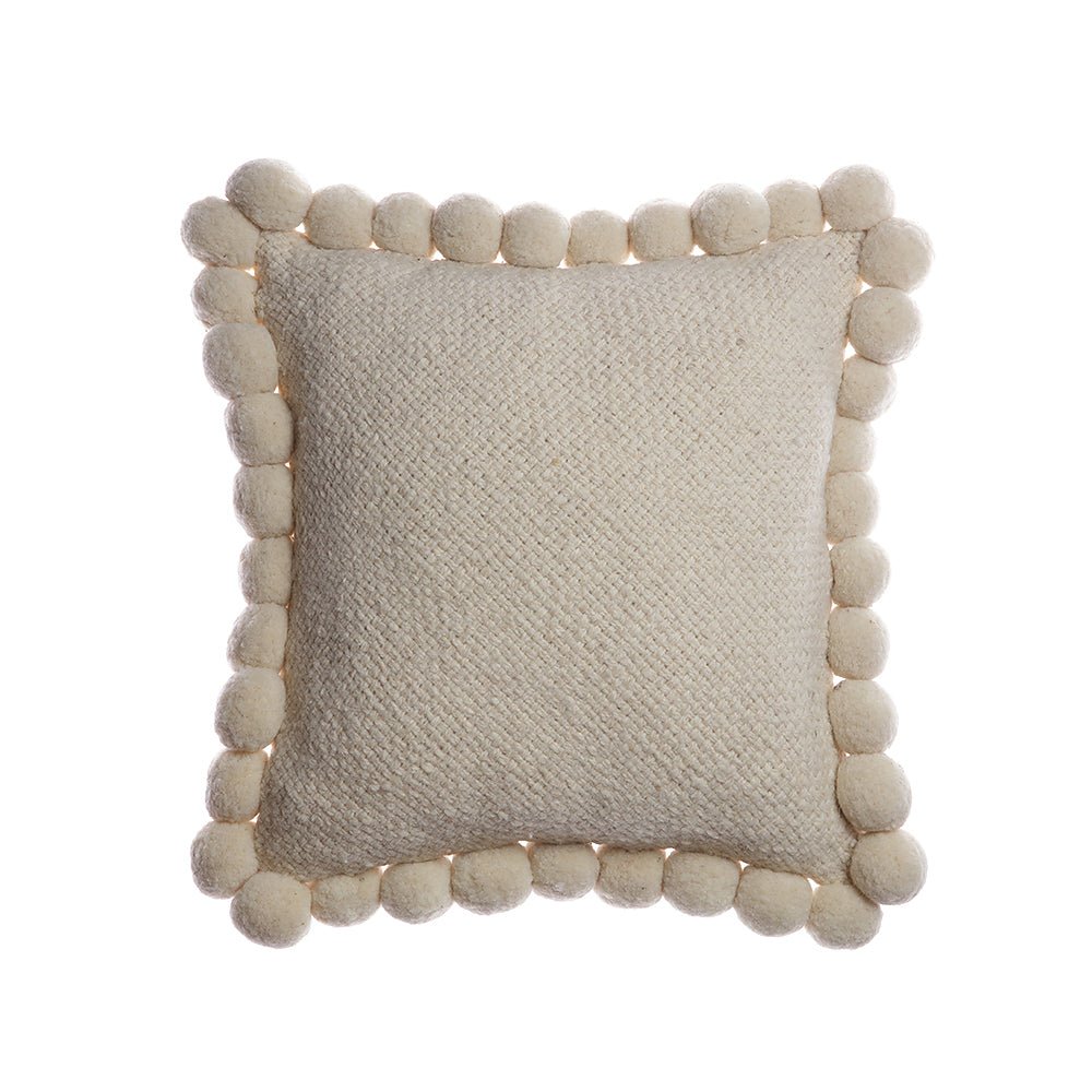 Boho Pom Pom Pillow