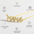 18K Gold Vermeil Mama Necklace 4
