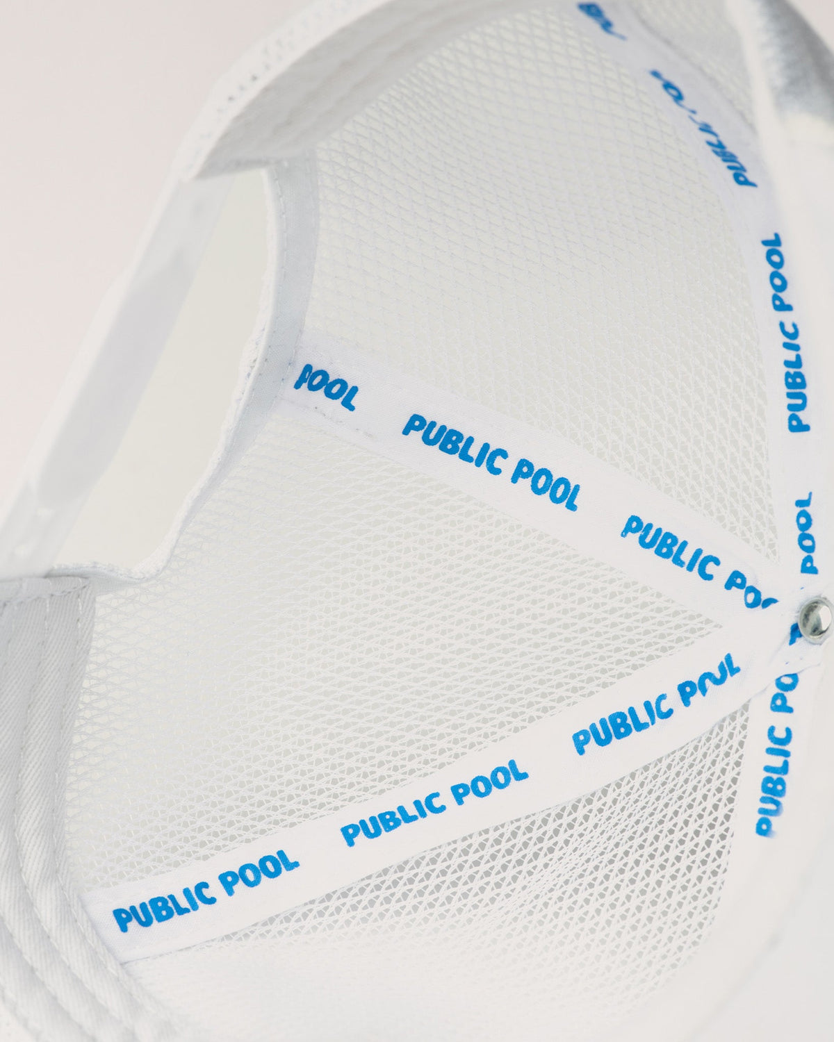 Pool Trucker Hat — White
