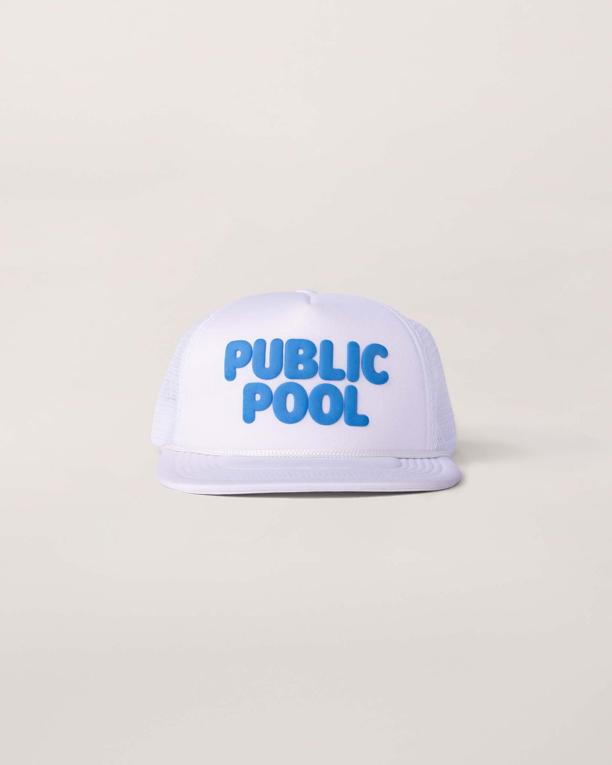 Pool Trucker Hat — White