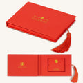 Boundless Freedom 14K Gold Heart Red String Bracelet 5