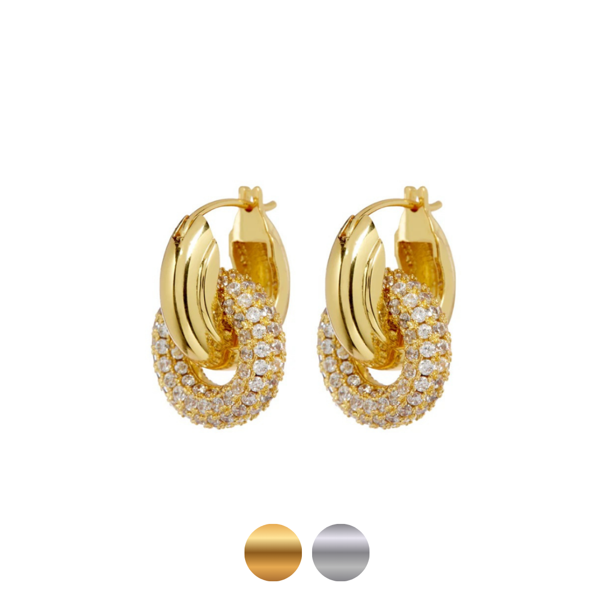 18K Gold-Plated Brooklyn Earrings