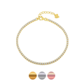 18K Gold-Vermeil Michelle Tennis Bracelet 2