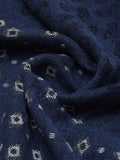 Federico (grey/blue) - Warm and soft Italian scarf from wool blend 4
