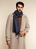 Romeo (blue/grey) - Italian warm and soft scarf made from 100% wool 7