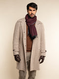 Romeo (red/grey) - Italian warm and soft scarf made from 100% wool 9