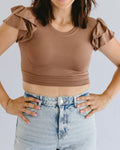 Ruffle Sleeve Halftee 10