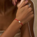 Expression of Love Red String Hamsa Heart Bracelet 2
