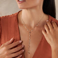 Diamond Mind Gold Rosary Necklace 2