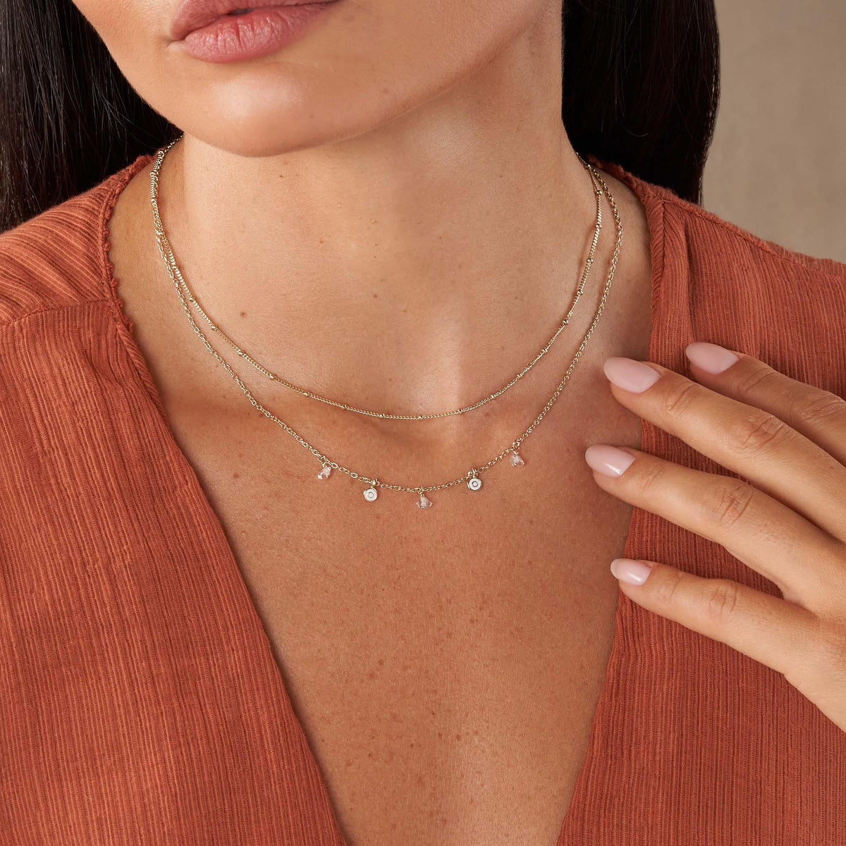 Powerful Protector Evil Eye Layered Necklace