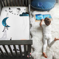 The Moon's Birthday Standard Size Crib Sheet 4