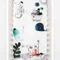 Underwater Love Standard Size Crib Sheet 2
