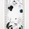 Crib sheet and Swaddle bundle - Woodland Dreams 3