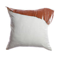 Leather Fringes Pillow 4