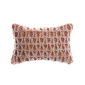 Amanda Hancrafted Sculpted Shearling Throw Pillow 5