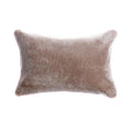 Shearling Grey Melange Lumbar Pillow 1