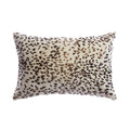 Shearling Leopard Square Pillow 3