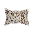Shearling Leopard Square Pillow 6
