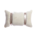 Shearling & Leather Lumbar Pillow 4