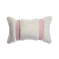 Shearling & Leather Lumbar Pillow 5