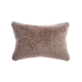 Shearling Taupe Lumbar Pillow 3