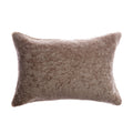 Shearling Taupe Lumbar Pillow 1