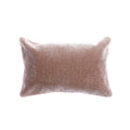 Shearling Vintage Pink Small Lumbar Pillow 1