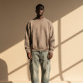 Shoe Grey Distress Oversized Sweatshirt 2