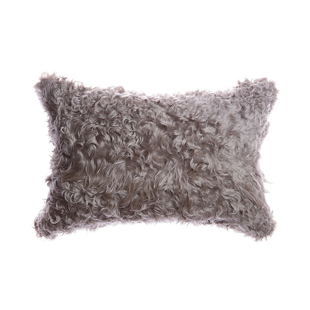 Curly Goat Fur Pillow