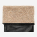 Skylar (black) – Extra-long sheepskin leather gloves with wool/cashmere lining & touchscreen capability 4
