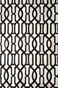 SMALL TRELLIS – Geometric Patagonian Cowhide Rug 3