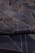 SPECIAL HERRINGBONE – Handcrafted Designer Cowhide Rug 3