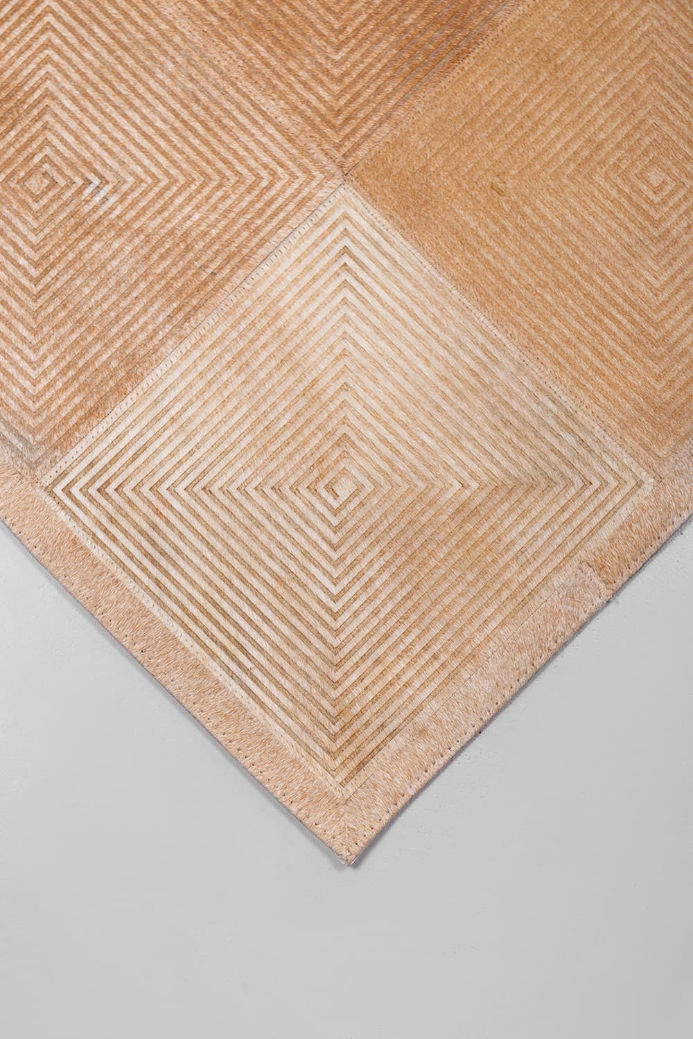Spiral - Lasered Cowhide Rug