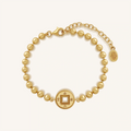 Radiant Fortune Gold Lucky Coin Bracelet 1