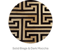 T MODEL – Maze-Inspired Cowhide Patch Rug 9