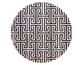 T MODEL – Maze-Inspired Cowhide Patch Rug 5