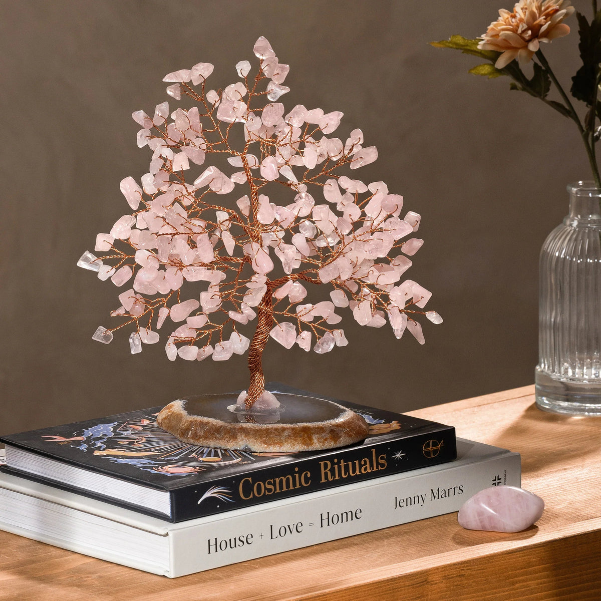 Love Harmony Rose Quartz Feng Shui Tree