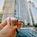 NYC 3D Huggie Hoop Earrings 7