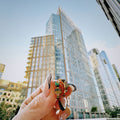 NYC 3D Huggie Hoop Earrings 2
