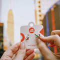 NYC 3D Huggie Hoop Earrings 4