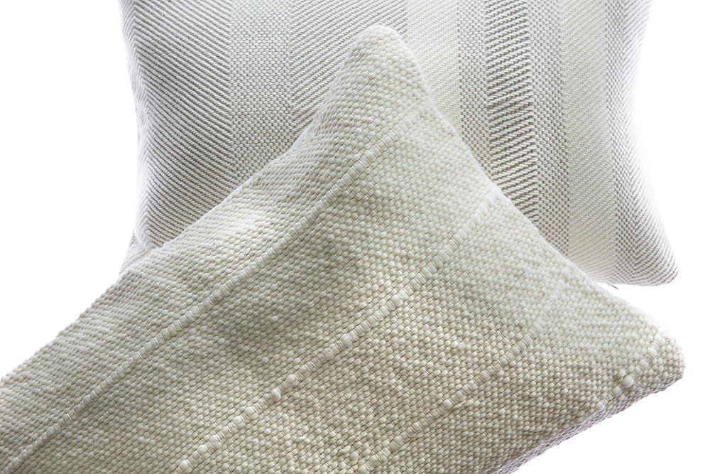 Tinny Stripes Wool Lumbar Pillow