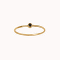Tiny Black Onyx Ring 1