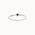 Tiny Black Onyx Ring 4