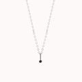 Tiny Lou Birthstone Charm Necklace • Black Onyx 6