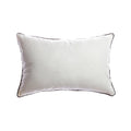 Trim Black Linen Square Pillow 2